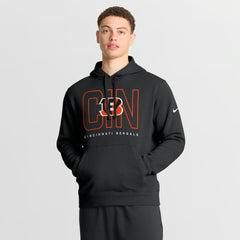 Cincinnati Bengals Busted Play Club Fleece Pullover Hoodie Black - Nike