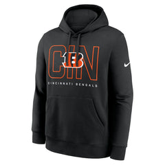 Cincinnati Bengals Busted Play Club Fleece Pullover Hoodie Black - Nike