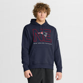 New England Patriots Busted Play Club Fleece Pullover Hoodie Navy - Nike