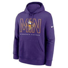 Minnesota Vikings Busted Play Club Fleece Pullover Hoodie Purple - Nike
