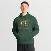 Green Bay Packers Busted Play Club Fleece Pullover Hoodie Green - Nike