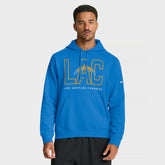 Los Angeles Chargers Busted Play Club Fleece Pullover Hoodie Powder Blue - Nike
