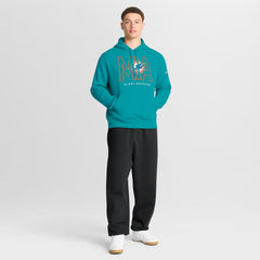 Miami Dolphins Busted Play Club Fleece Pullover Hoodie Aqua - Nike