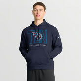 Tennessee Titans Busted Play Club Fleece Pullover Hoodie Navy - Nike