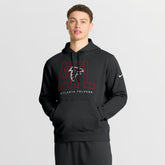 Atlanta Falcons Busted Play Club Fleece Pullover Hoodie Black - Nike