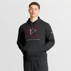 Atlanta Falcons Busted Play Club Fleece Pullover Hoodie Black - Nike