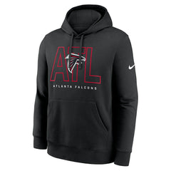 Atlanta Falcons Busted Play Club Fleece Pullover Hoodie Black - Nike