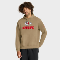Kansas City Chiefs Best Season Rewind Club Pullover Hoodie Tan - Nike