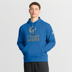 Detroit Lions Best Season Rewind Club Pullover Hoodie Royal - Nike