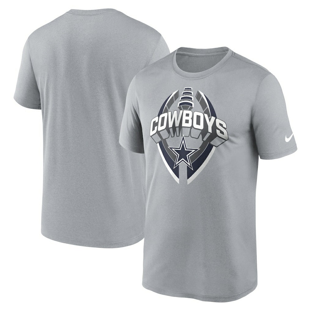 Dallas Cowboys Legend Icon Performance T-Shirt Gray - Nike