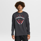 Arizona Cardinals Primetime Legend Icon Performance Long Sleeve T-Shirt Anthracite - Nike