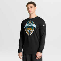 Jacksonville Jaguars Primetime Legend Icon Performance Long Sleeve T-Shirt Black - Nike