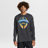 Los Angeles Chargers Primetime Legend Icon Performance Long Sleeve T-Shirt Anthracite - Nike