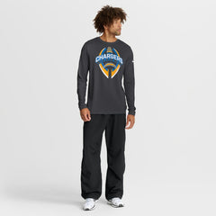 Los Angeles Chargers Primetime Legend Icon Performance Long Sleeve T-Shirt Anthracite - Nike