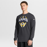 Los Angeles Rams Primetime Legend Icon Performance Long Sleeve T-Shirt Anthracite - Nike