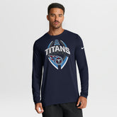 Tennessee Titans Primetime Legend Icon Performance Long Sleeve T-Shirt Navy - Nike