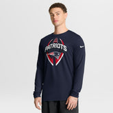 New England Patriots Primetime Legend Icon Performance Long Sleeve T-Shirt Navy - Nike