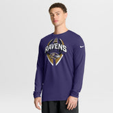 Baltimore Ravens Primetime Legend Icon Performance Long Sleeve T-Shirt Purple - Nike