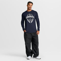 Dallas Cowboys Primetime Legend Icon Performance Long Sleeve T-Shirt Navy - Nike