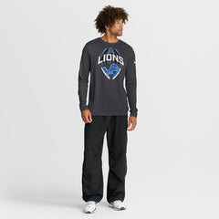 Detroit Lions Primetime Legend Icon Performance Long Sleeve T-Shirt Anthracite - Nike