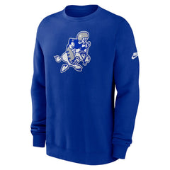 Dallas Cowboys Swing Pass Rewind Club Pullover Sweatshirt Royal - Nike