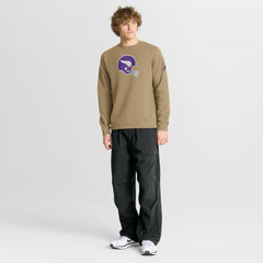 Minnesota Vikings Swing Pass Rewind Club Pullover Sweatshirt Tan - Nike