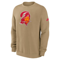 Tampa Bay Buccaneers Swing Pass Rewind Club Pullover Sweatshirt Tan - Nike