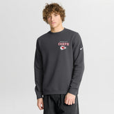 Kansas City Chiefs Primetime Club Fleece Pullover Sweatshirt Anthracite - Nike