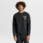 Minnesota Vikings Primetime Club Fleece Pullover Sweatshirt Black - Nike