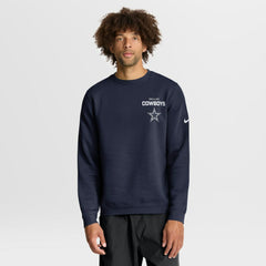 Dallas Cowboys Primetime Club Fleece Pullover Sweatshirt Navy - Nike