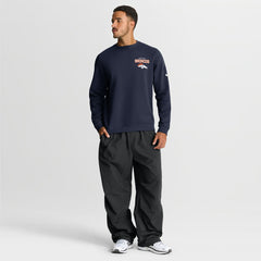 Denver Broncos Primetime Club Fleece Pullover Sweatshirt Navy - Nike