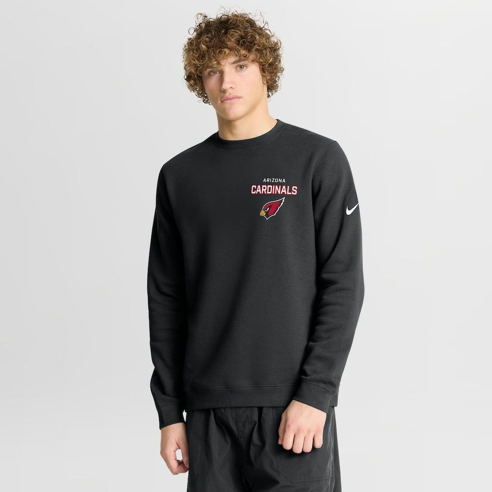 Arizona Cardinals Primetime Club Fleece Pullover Sweatshirt Black - Nike