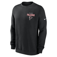 Atlanta Falcons Primetime Club Fleece Pullover Sweatshirt Black - Nike