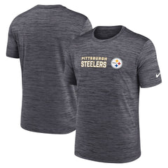 Pittsburgh Steelers Big & Tall Primetime Reverse Play Velocity Performance T-Shirt Black - Nike