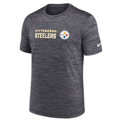 Pittsburgh Steelers Big & Tall Primetime Reverse Play Velocity Performance T-Shirt Black - Nike
