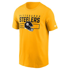Pittsburgh Steelers Primetime Helmet Essential T-Shirt Gold - Nike