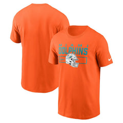 Miami Dolphins Primetime Helmet Essential T-Shirt Orange - Nike