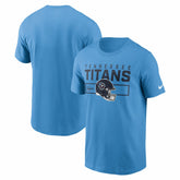 Tennessee Titans Primetime Helmet Essential T-Shirt Light Blue - Nike