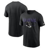 Baltimore Ravens Primetime Helmet Essential T-Shirt Black - Nike