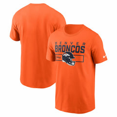 Denver Broncos Primetime Helmet Essential T-Shirt Orange - Nike