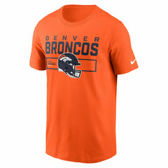 Denver Broncos Primetime Helmet Essential T-Shirt Orange - Nike