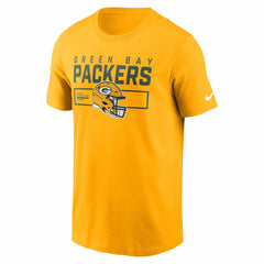 Green Bay Packers Primetime Helmet Essential T-Shirt Gold - Nike