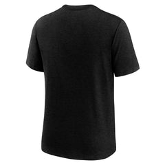 Las Vegas Raiders Long Pass Tri-Blend T-Shirt Heather Black - Nike