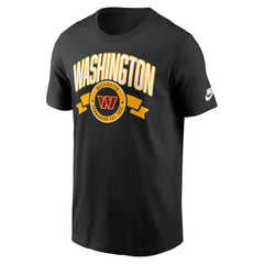 Washington Commanders Rewind Front and Back Hit Essential T-Shirt Black - Nike