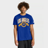 Los Angeles Rams Rewind Front and Back Hit Essential T-Shirt Royal - Nike
