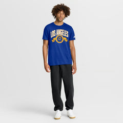 Los Angeles Rams Rewind Front and Back Hit Essential T-Shirt Royal - Nike