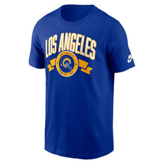 Los Angeles Rams Rewind Front and Back Hit Essential T-Shirt Royal - Nike
