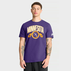 Minnesota Vikings Rewind Front and Back Hit Essential T-Shirt Purple - Nike