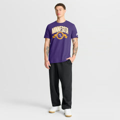 Minnesota Vikings Rewind Front and Back Hit Essential T-Shirt Purple - Nike
