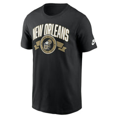 New Orleans Saints Rewind Front and Back Hit Essential T-Shirt Black - Nike